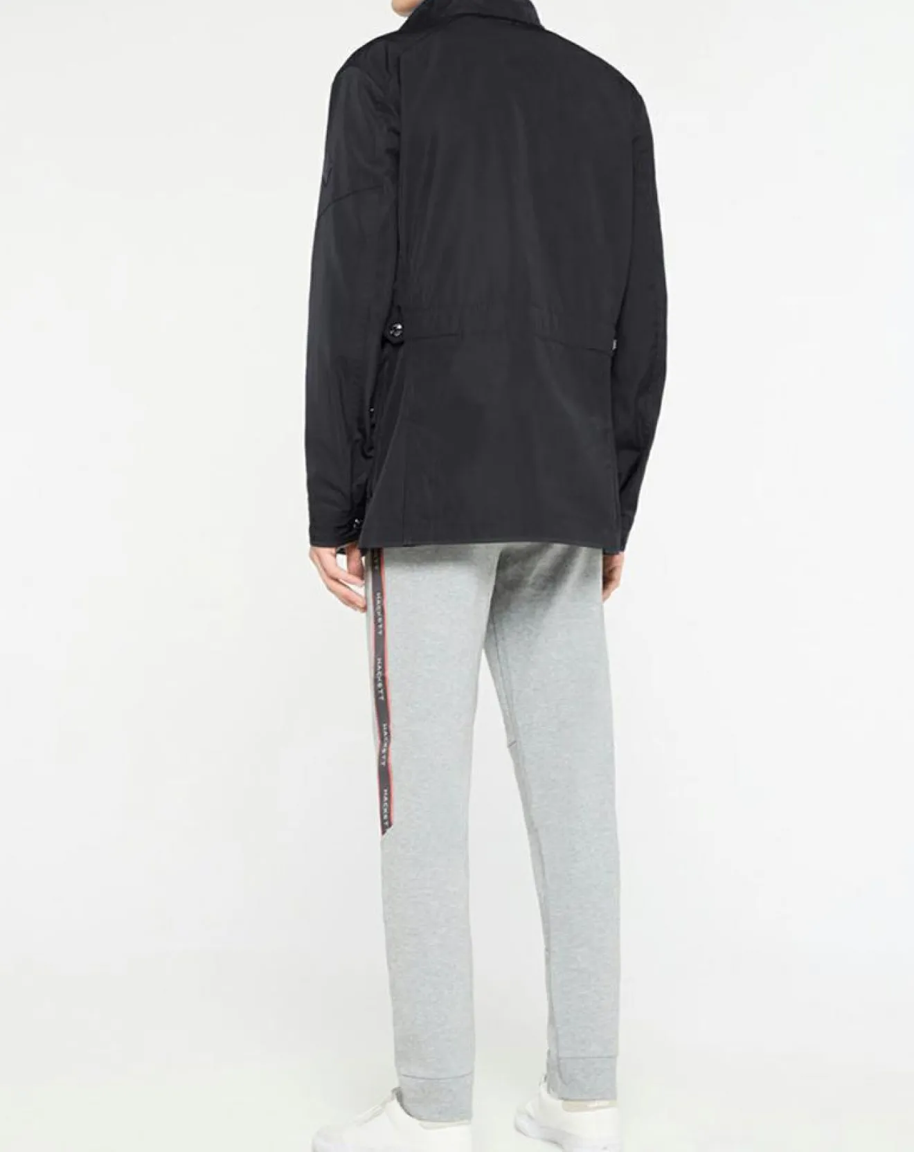 Homme Hackett London Parka Saharienne droite bleu marine