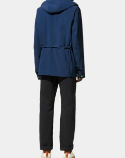 Homme Galeries Lafayette Parka saharienne Kapack bleu marine