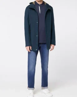 Discount Galeries Lafayette Parka Tech Larka bleu marine