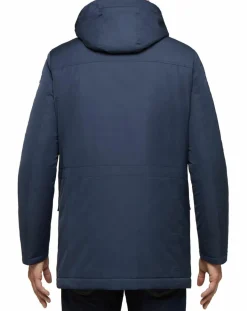 Hot Geox Parka technique Vincit bleu marine