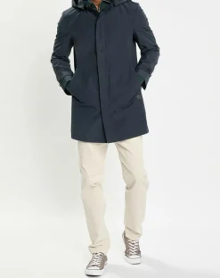 Homme Marc O'Polo Parka Thermor Double Amovible bleu marine