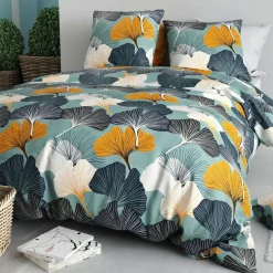 Atelier du Coton Parure de Couette 3pcs Gink 100% Coton 57fils gink