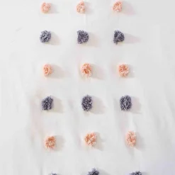 Discount Home Collection Parure de housse de couette Poupie blanche