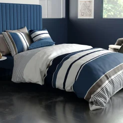 Atelier du Coton Parure Housse de Couette 3pcs 100%coton 57fils belize