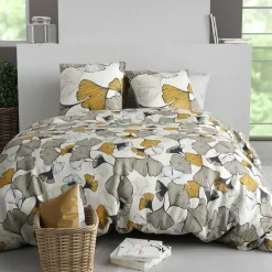 Hot Atelier du Coton Parure Housse de Couette 3pcs 100% Coton 57fils arom