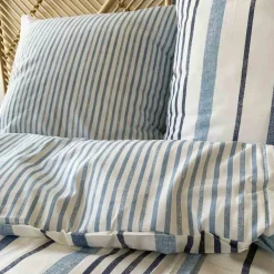 Outlet Home Collection Parure housse de couette Calanque blanche