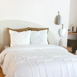 Baton Rouge Parure Housse de Couette Jaja blanche
