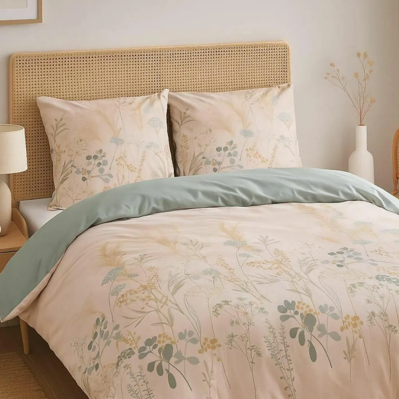 Baton Rouge Parure Housse de Couette Helia grise