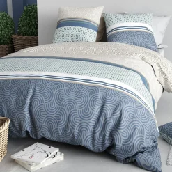 Baton Rouge Parure Housse de Couette Canopee multicolore