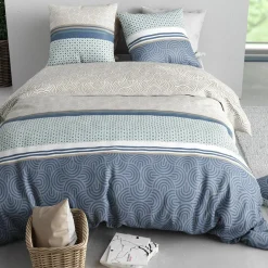 Baton Rouge Parure Housse de Couette Canopee multicolore