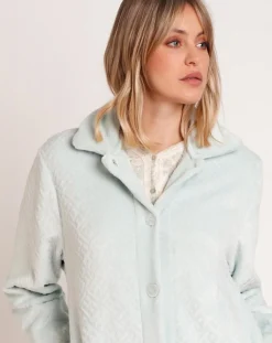 Femme Admas Peignoir Aqua aqua