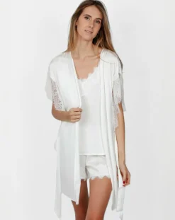 New Admas Peignoir Soft blanc