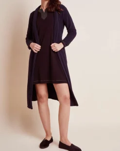 Femme Le Chat Peignoir Sweet marine