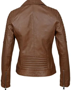 Clearance Chyston Perfecto en Cuir Brithney cognac