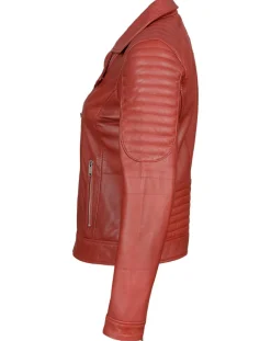 Clearance Chyston Perfecto en Cuir Brithney rouge