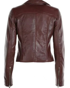 Femme Chyston Perfecto en Cuir Ornella bordeaux