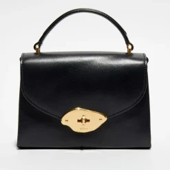 Clearance Mulberry Petit sac à main en Cuir Lana noir - 18,5x13x8 cm