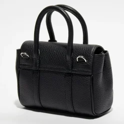 Mulberry Petit sac à main en Cuir Mini Bayswater Satchel noir - 18x14x8 cm