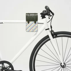 Best Maison Faret Petit Sac en Toile enduite & Cuir Arguin noir/multicolore - 18x11.5x3 cm