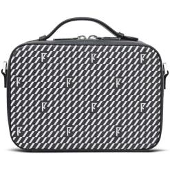 Discount Maison Faret Petit Sac en Toile enduite Pyla noir/blanc - 13x19x6.5 cm