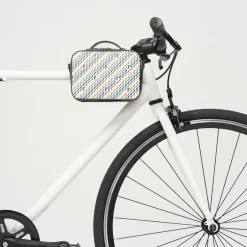 Femme Maison Faret Petit Sac en Toile enduite Pyla vert/multicolore - 13x19x6.5 cm