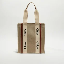 Chloé Petit tote bag Woody multicolore - 26x20x8 cm