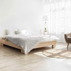 Home Deco Factory Plaid à poils longs blanc - 120x150 cm