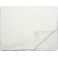 Discount Home Deco Factory Plaid embossé beige - 140x200 cm