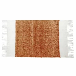 Discount Bed and Philosophy Plaid en laine bicolore beige 125x200cm