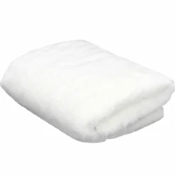 Home Deco Factory Plaid imiation fourrure Ooulence blanc - 120x150 cm