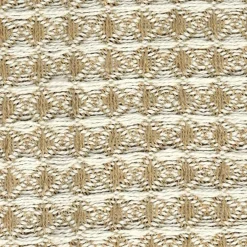 Home Deco Factory Plaid nid d'abeille beige/gris - 125x150 cm