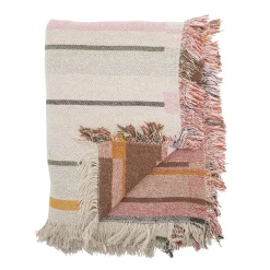 Clearance Bloomingville Plaid Toscana nature - L.160xW.130 cm