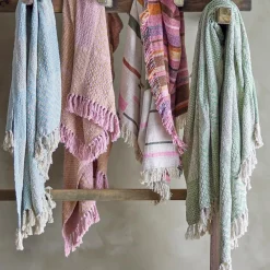 Clearance Bloomingville Plaid Toscana nature - L.160xW.130 cm