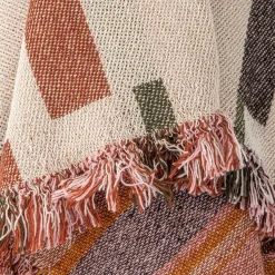 Clearance Bloomingville Plaid Toscana nature - L.160xW.130 cm