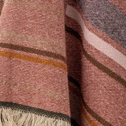 Clearance Bloomingville Plaid Toscana nature - L.160xW.130 cm