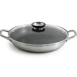 Sale Gam'Hotel Plat à paëlla triplex avec couvercle blackcube - D.32 cm