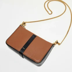 Sale Chloé Pochette bandoulière en Cuir Tess marron - 20x12x3 cm