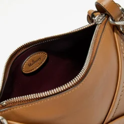 Discount Mulberry Pochette en Cuir Zipped Pouch teck - 23x15x4 cm