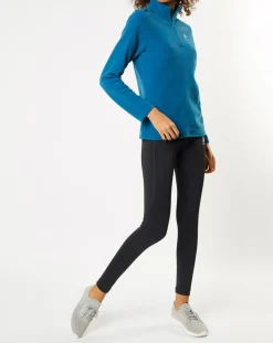 Clearance Odlo Polaire Midlayer 1/2 Zip bleu