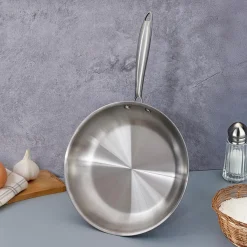 Gam'Hotel Poêle triplex induction argentée - D.24 cm