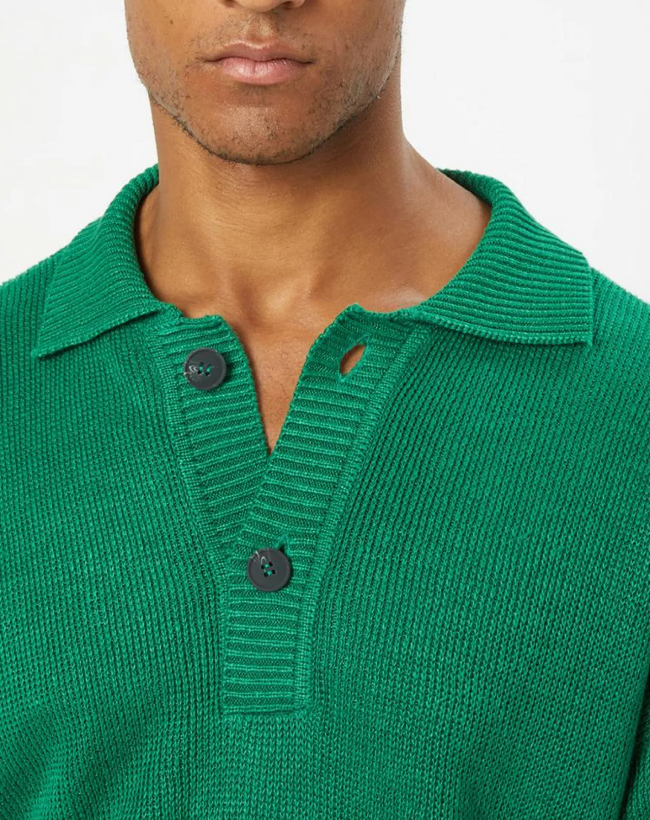 Discount Marc O'Polo Polo 100% Lin manches courtes Maille vert emeraude