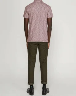 Homme Quiksilver Polo Everyday Sun Cruise bordeaux chiné