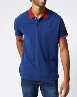 Homme Pepe Jeans Polo Piqué Corintin bleu marine