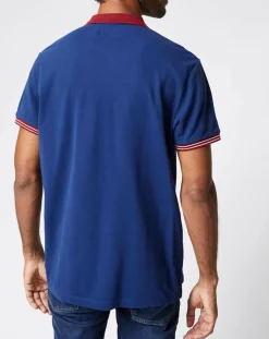 Homme Pepe Jeans Polo Piqué Corintin bleu marine