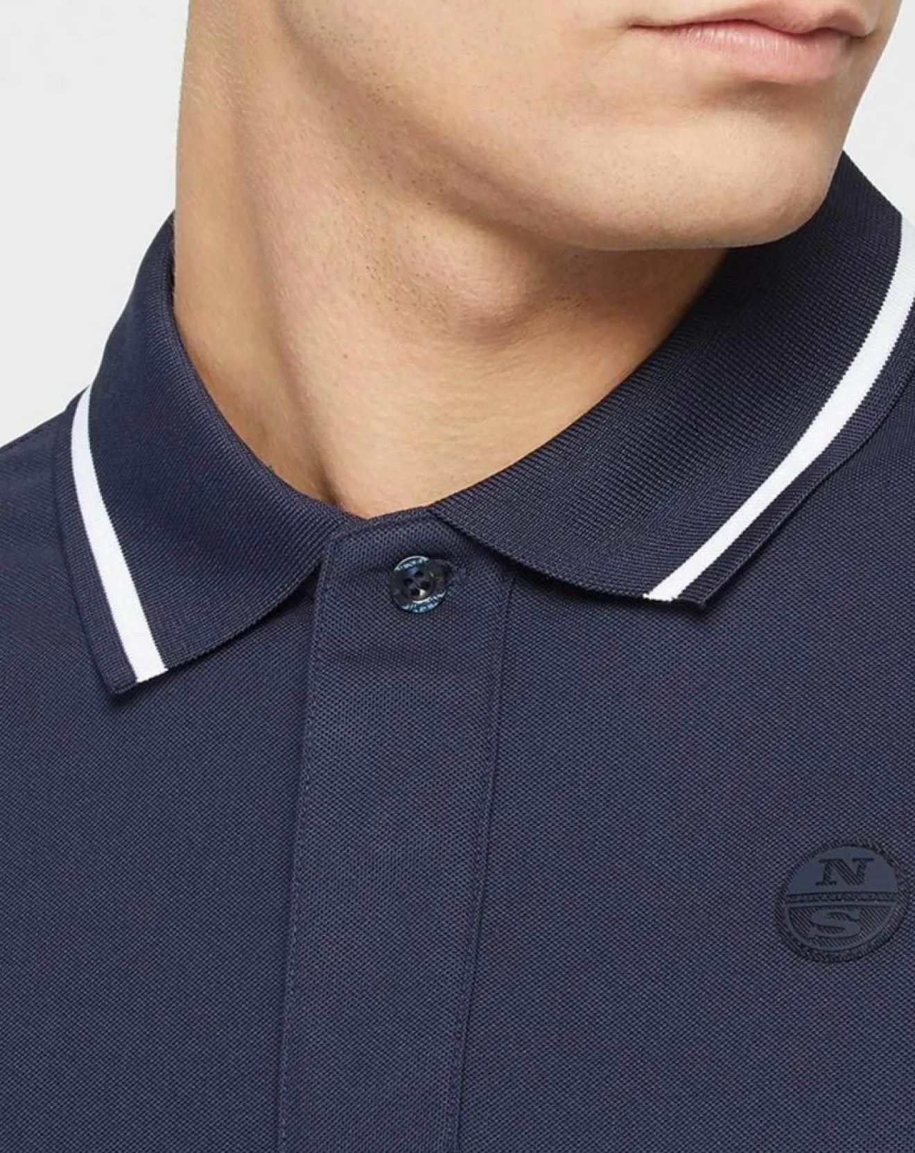 Discount North Sails Polo Regular Coolmax® bleu marine