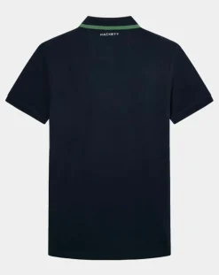Homme Hackett London Polo Regular Fit Aston Martin Racing Détail Col bleu marine