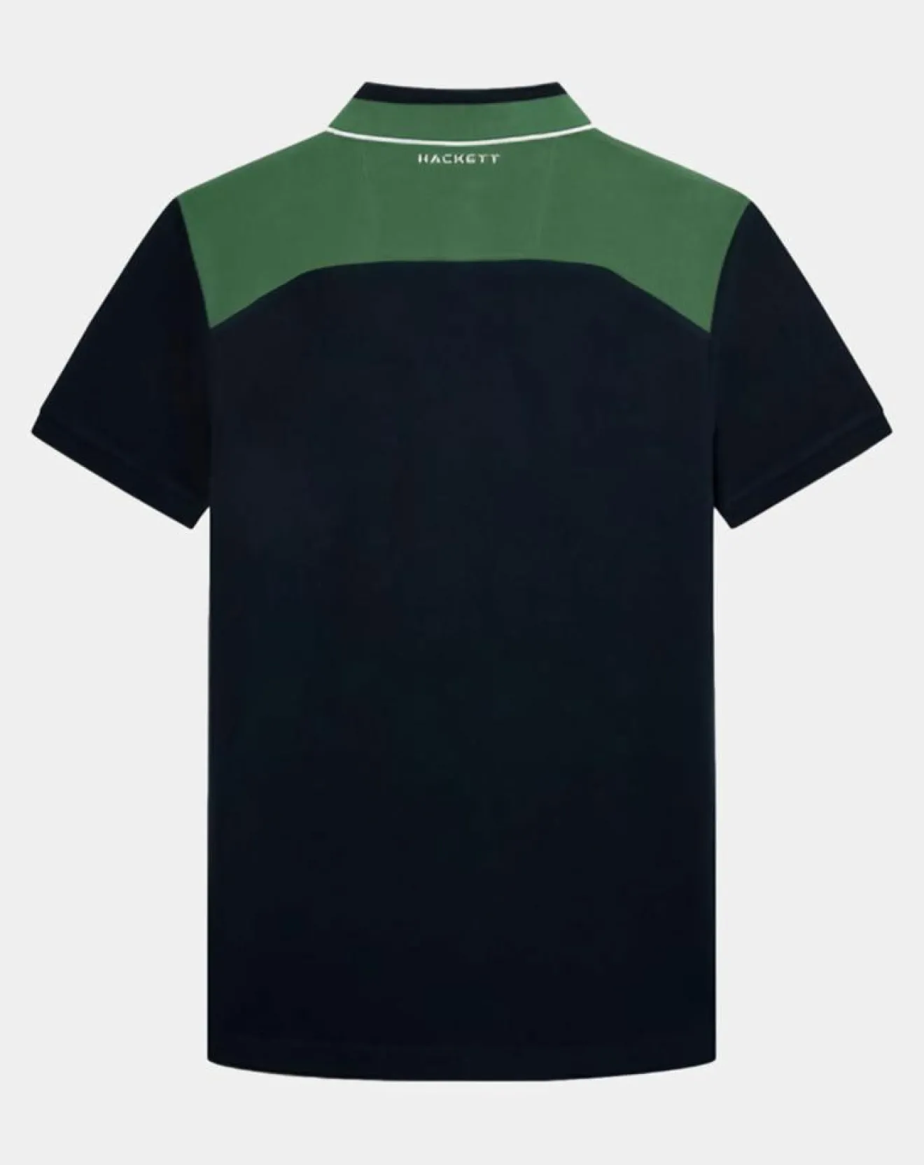 Outlet Hackett London Polo Regular Fit Aston Martin Racing Colorblok bleu foncé/vert