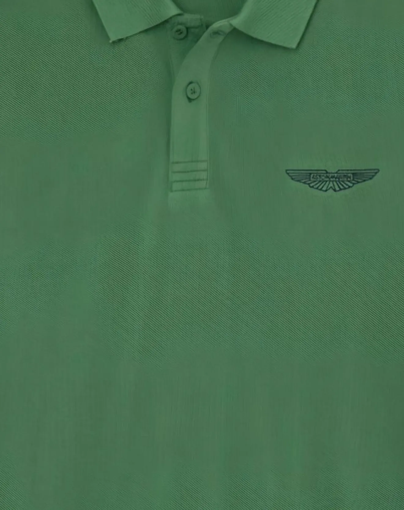 Outlet Hackett London Polo Regular Fit Aston Martin Racing Détail Col vert clair