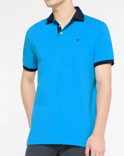 Clearance Hackett London Polo Regular Fit bleu moyen