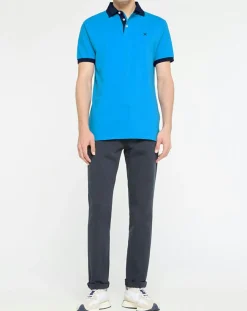 Clearance Hackett London Polo Regular Fit bleu moyen